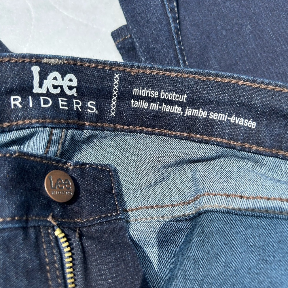 LEE RIDERS DARK WASH JEANS - Picture 4 of 14